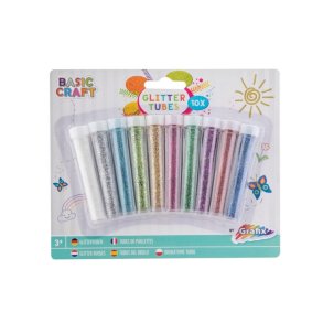 Glitter i tube 10 ass farver